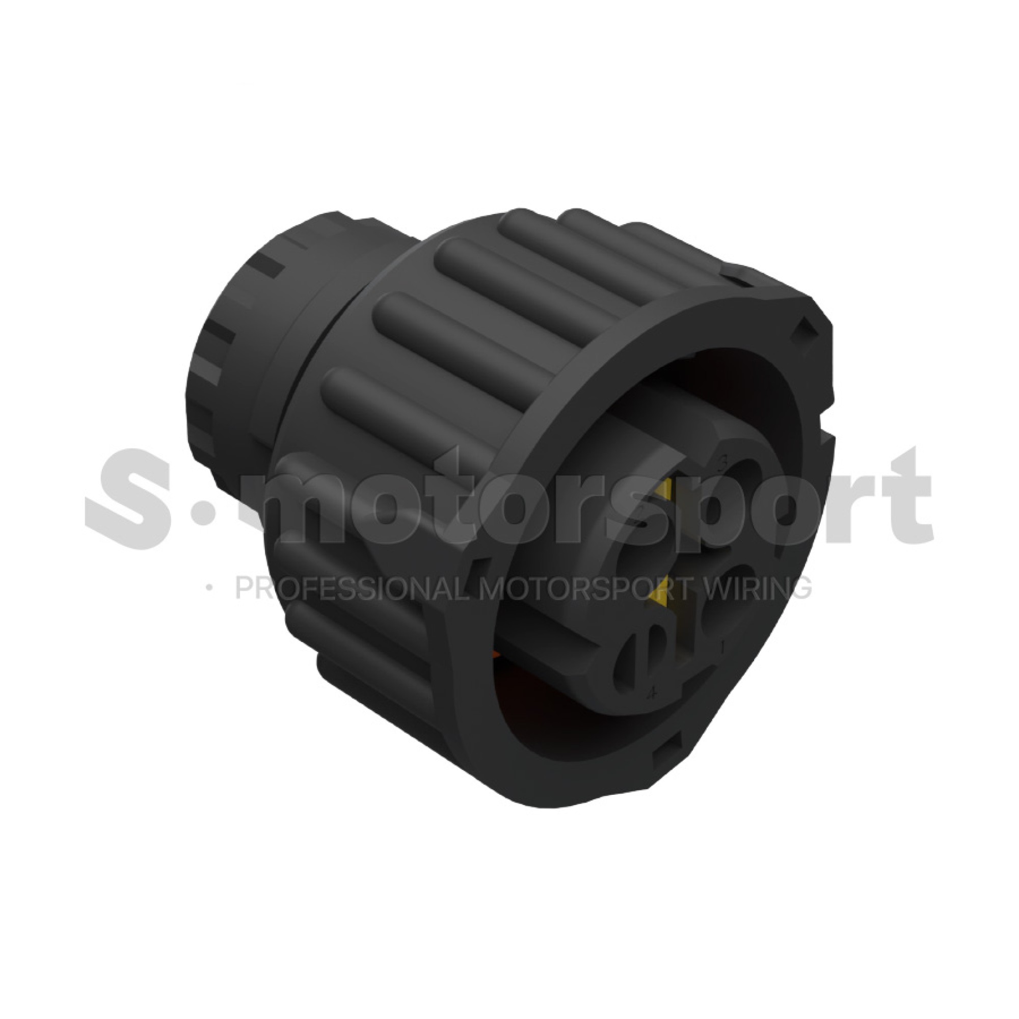 3-х контактный разъем TE AMP | Circular DIN Series | 1-968968-2 | Socket